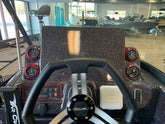 Yarcraft 219 dash fish finder mount for 16" graphs.